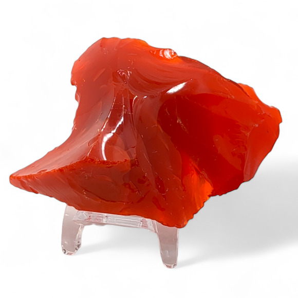 Ruby Amberina Swirl Slag Art Glass Cullet #4S48 - Picture 1 of 6